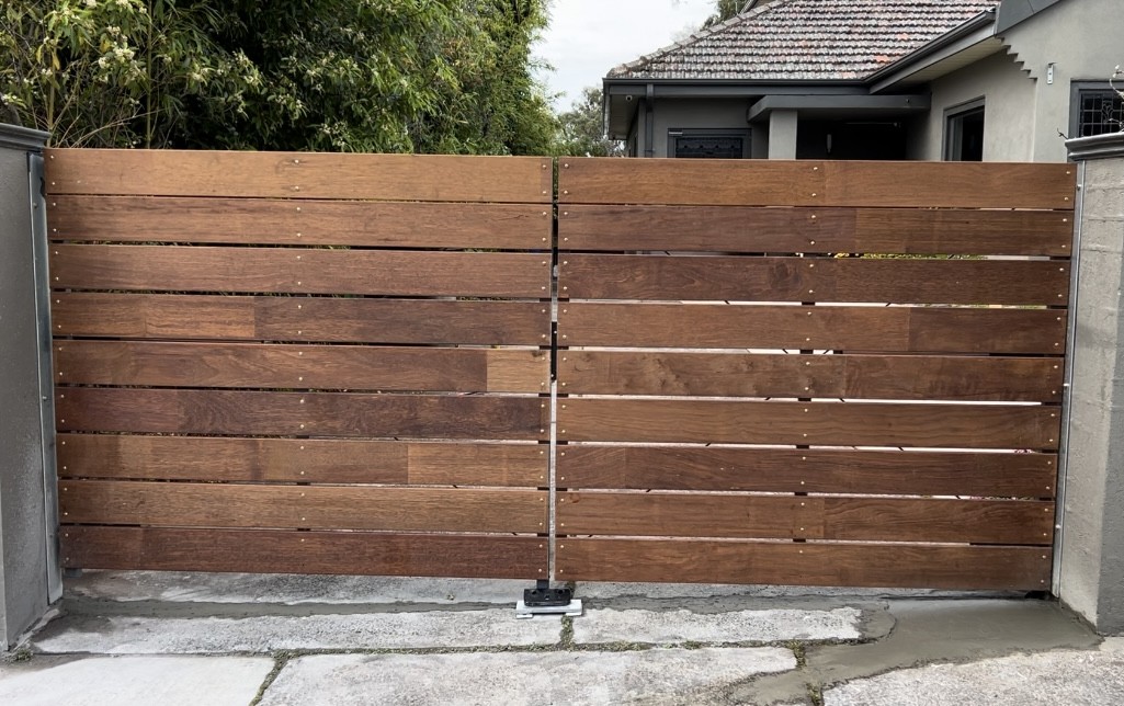 Automated gate installation